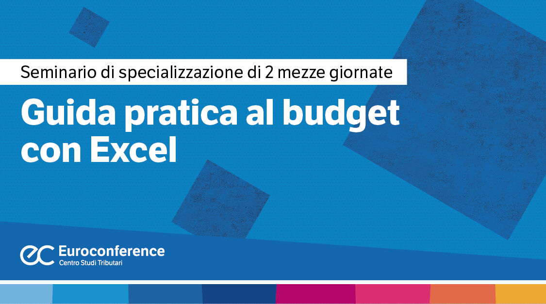 Immagine Guida pratica al budget con excel | Euroconference